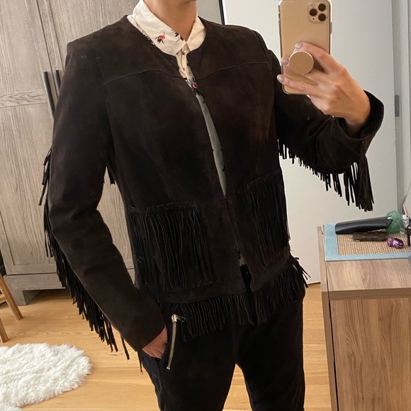 Blank NYC Jackets & Blazers - Blank NYC Suede Fringe Jacket